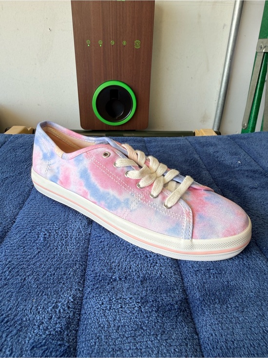 Keds Shoes - Keds Women's Tie Dye Pink/Blue Canvas Low Top Sneakers Size US 7 / UK 4.5 New